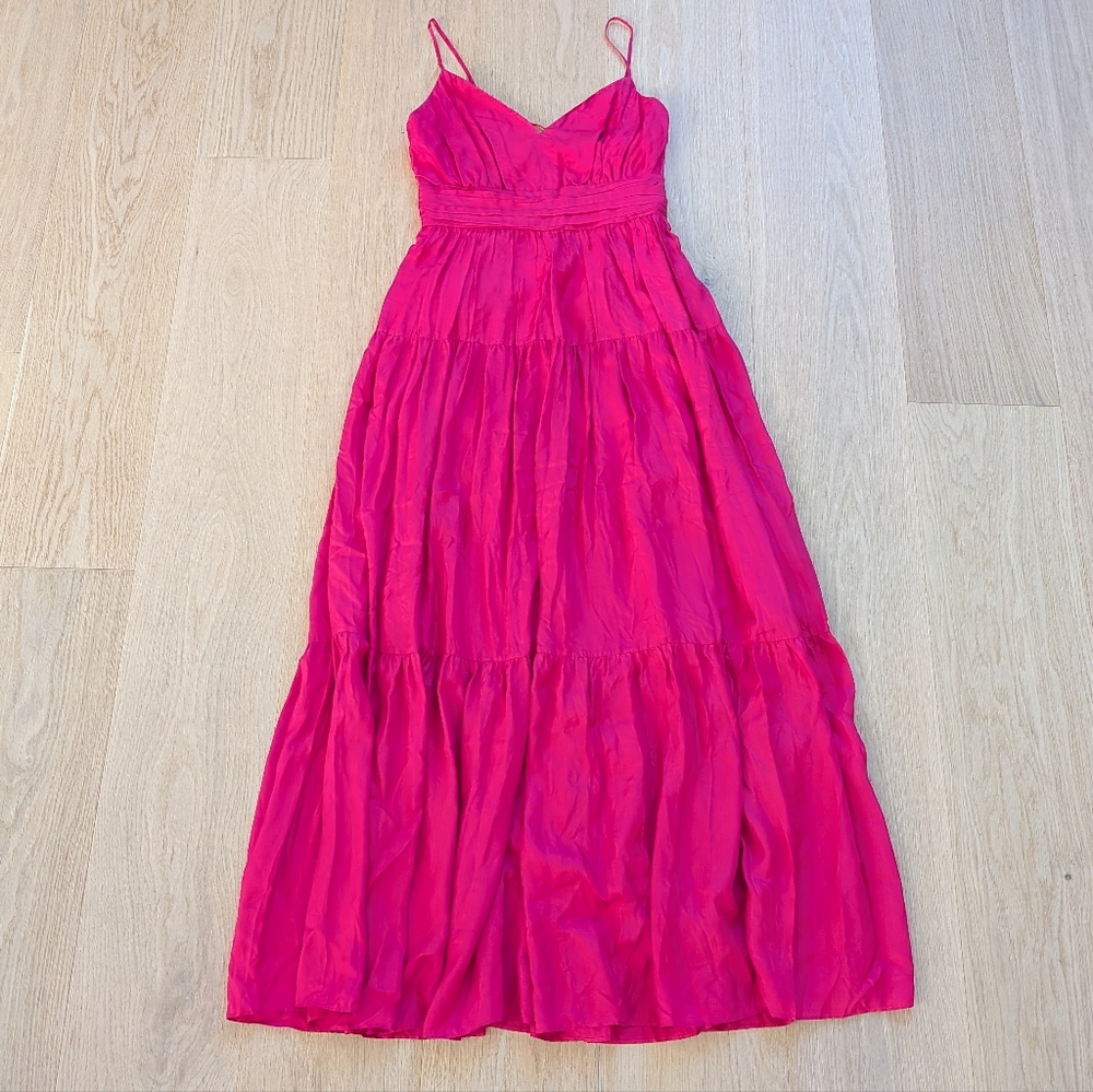 INTERMIX Vibrant Pink Maxi Dress